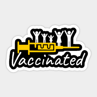 Vaccinated Sticker